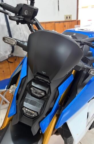 Click to view full screen Flyscreen for SUZUKI GSX-S 950/1000 - Black Matte photo review