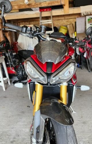 FlyScreen for Triumph Speed Triple 1200 RS - Carbon Fiber photo review