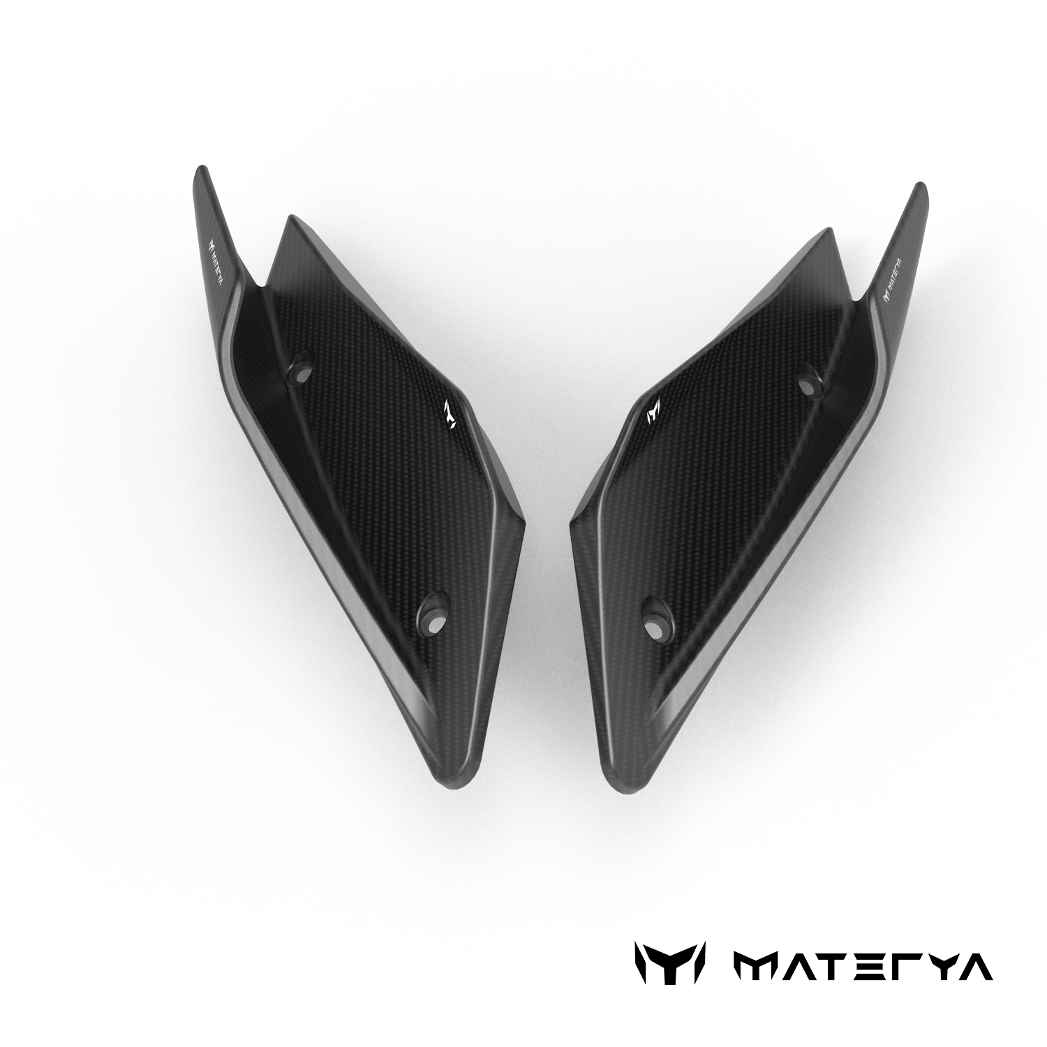 Winglets for KTM Duke 990 MY 24 - Carbon Fiber